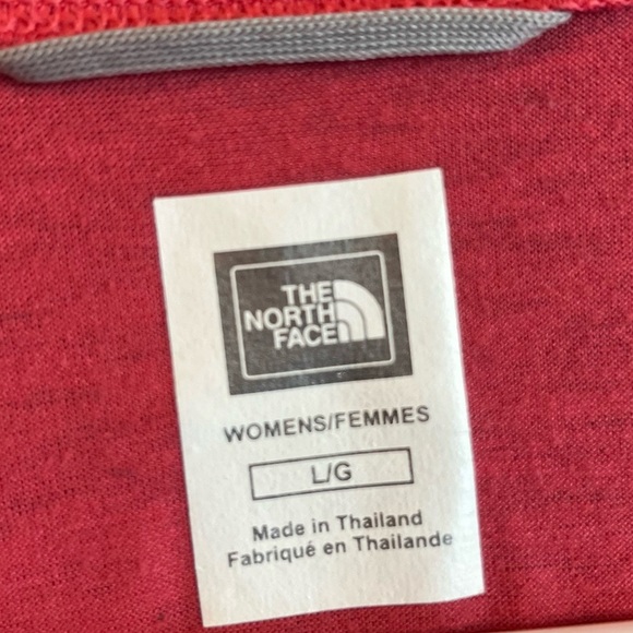 The north face women's hot pink short sleeve round neck t shirt top‎ size large - Picture 4 of 6